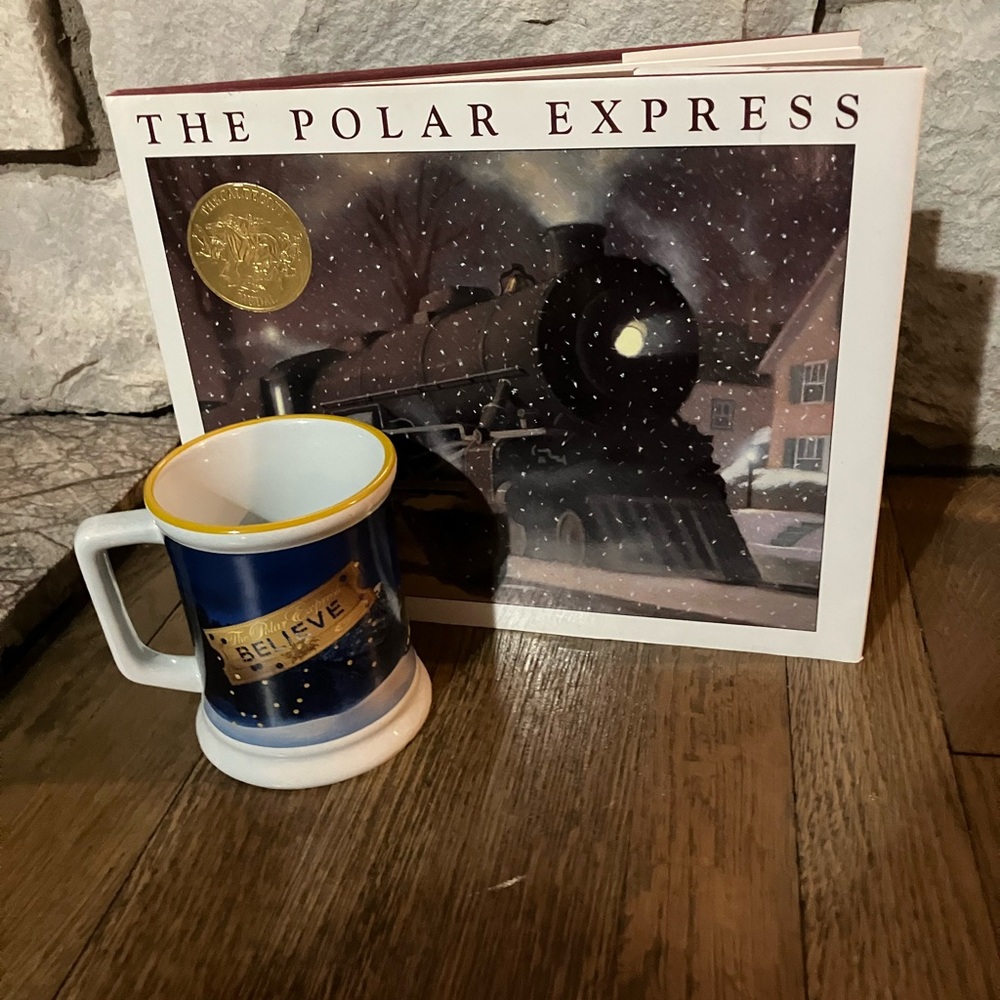 The Polar Express Mug and hardcover book